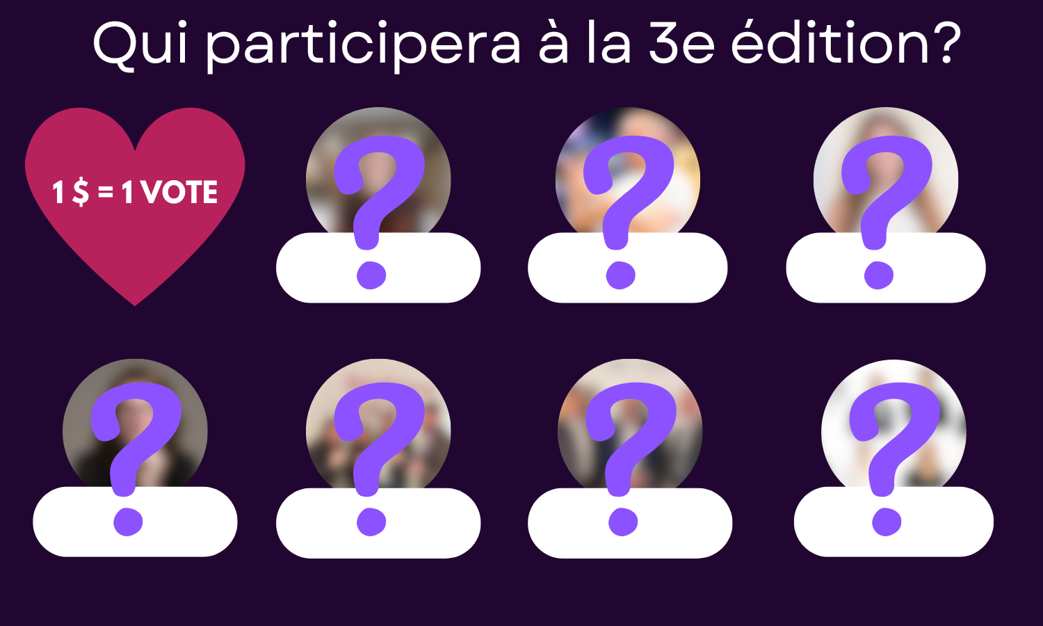Coup de Coeur - 3e édition - Qui participera